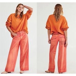 Free People Waterfalls wide leg jeans!!!